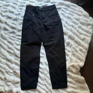 Bershka Black Denim Mom Jean